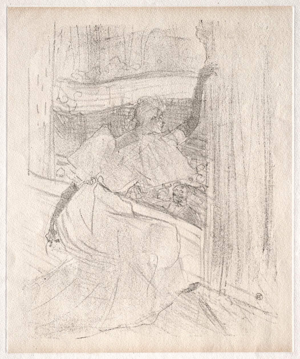 Yvette Guilbert: Saluant le public by Henri de Toulouse Lautrec