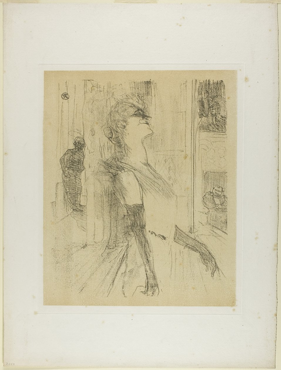 Yvette Guilbert on the Stage, from Yvette Guilbert by Henri de Toulouse Lautrec