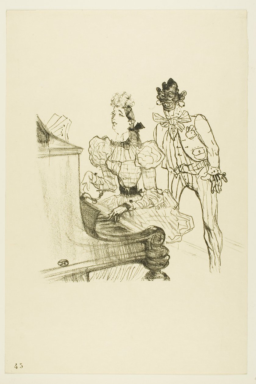 Zamboula-Polka by Henri de Toulouse Lautrec