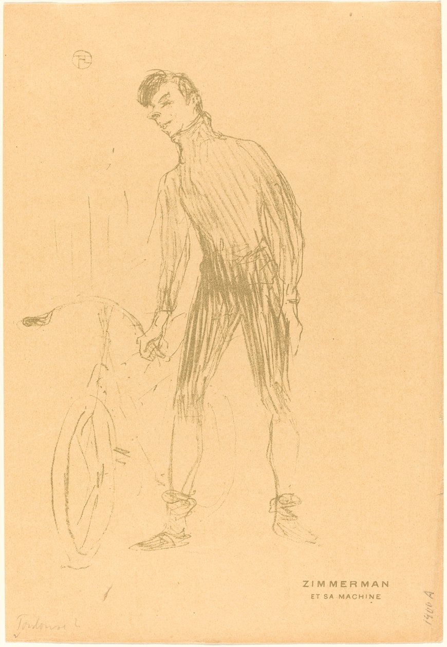 Zimmerman and His Machine by Henri de Toulouse Lautrec