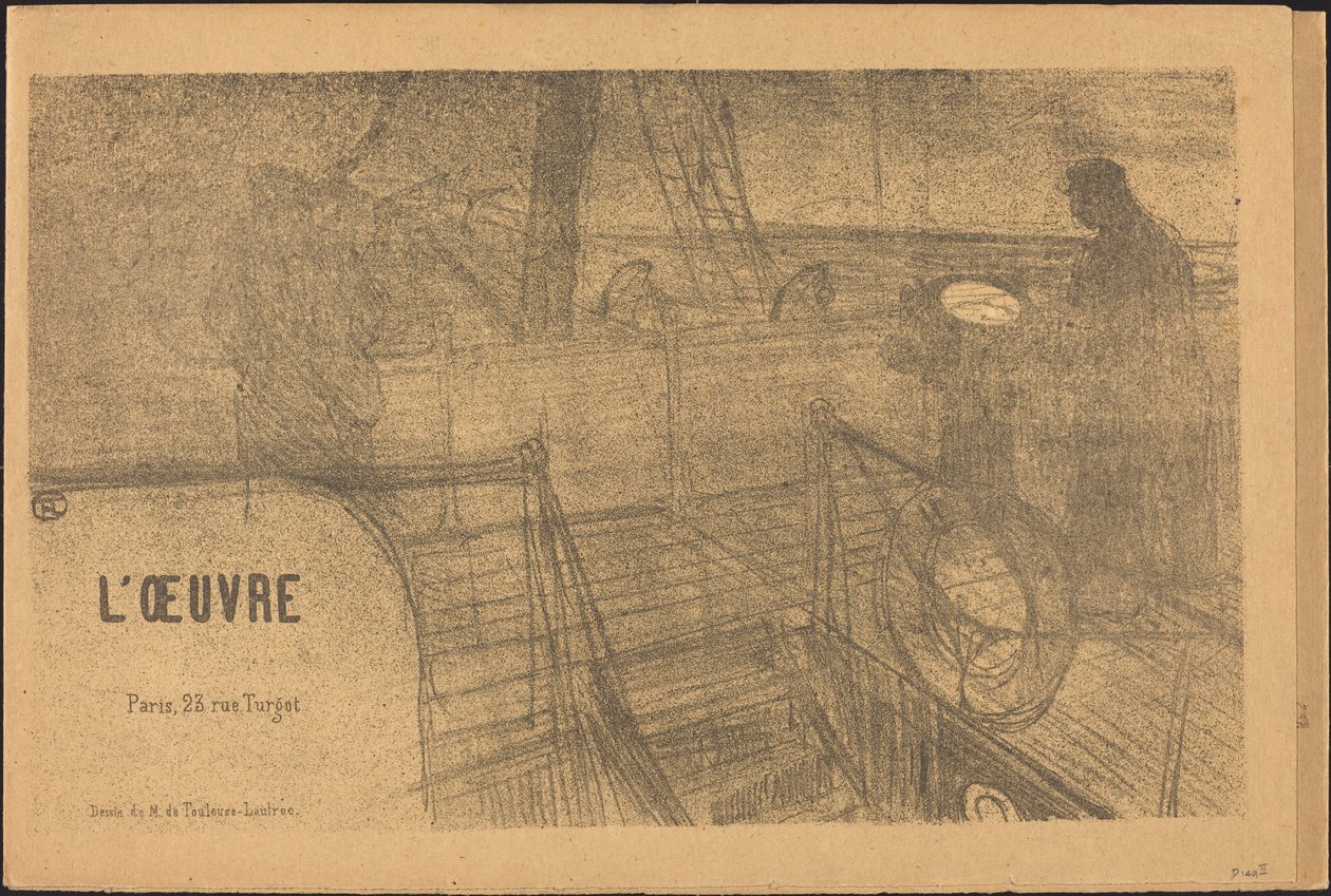 Prospectus Programme of the Work by Henri de Toulouse Lautrec, Félix Vallotton, Antonio