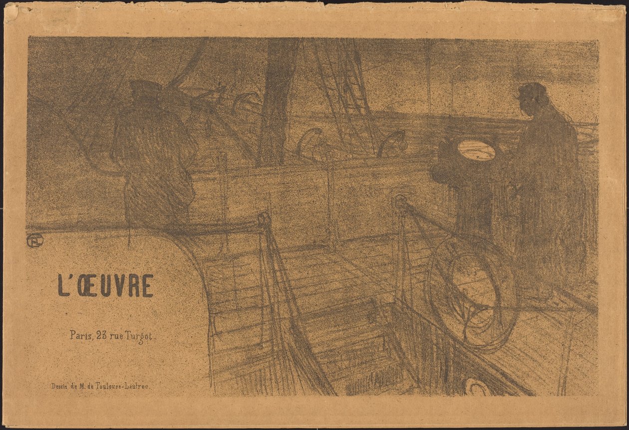 Prospectus Programme of the Work by Henri de Toulouse Lautrec, Félix Vallotton, Antonio