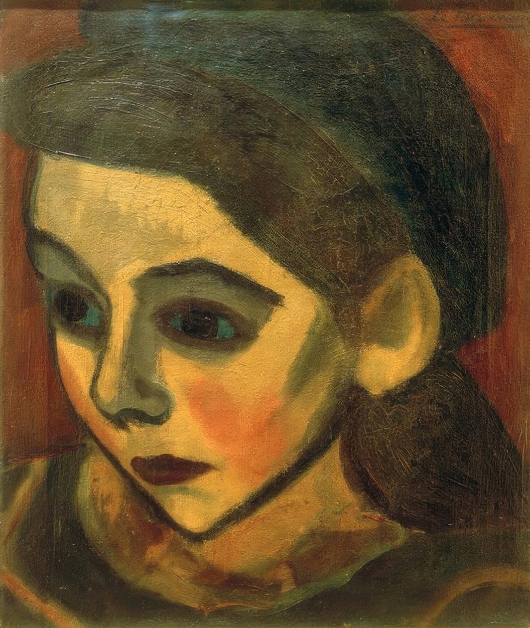 Breton Girl by Henri Victor Gabriel Le Fauconnier