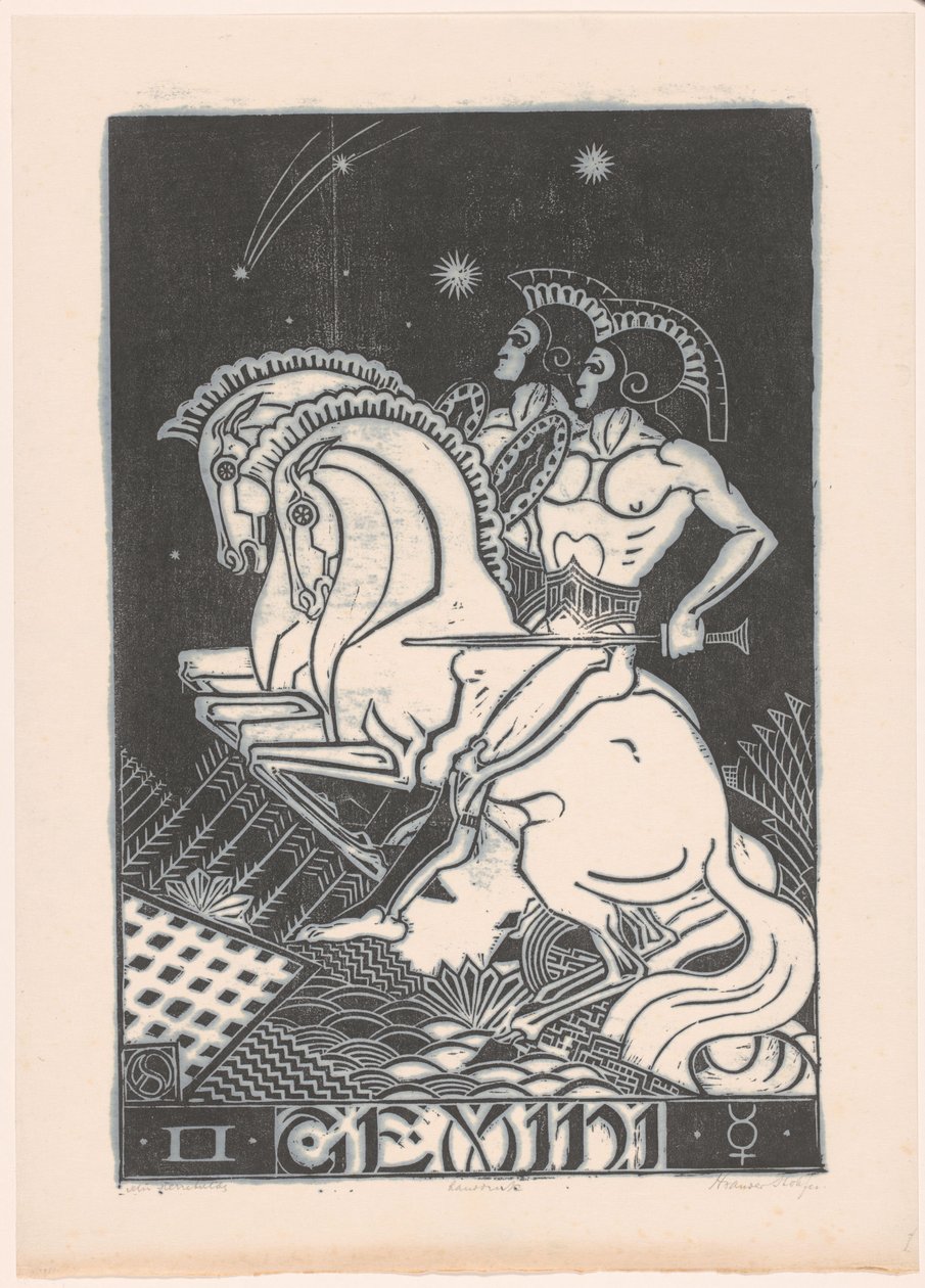 Gemini by Henri van der Stok (signed by artist)