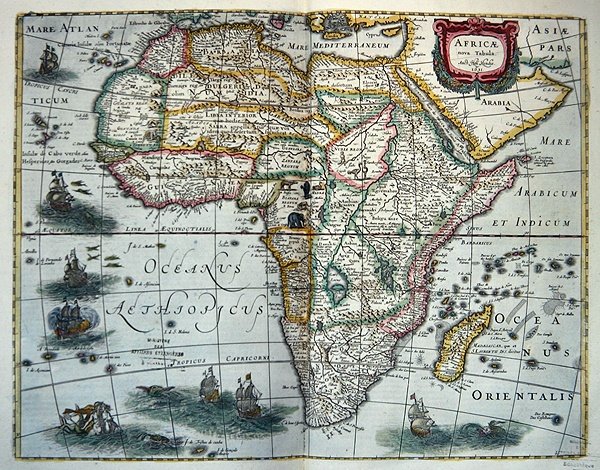 Map of Africa, from 
