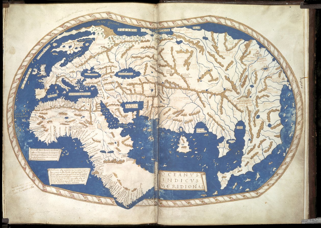 Map of the World by Henricus Martellus Germanus