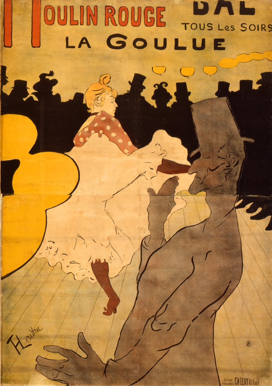Moulin Rouge: La Goulue by Henri de Toulouse Lautrec