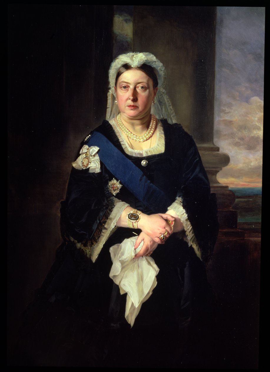 Queen Victoria (1819-1901) after Baron Heinrich von Angeli (1840-1925) by Henrietta Mary Ward