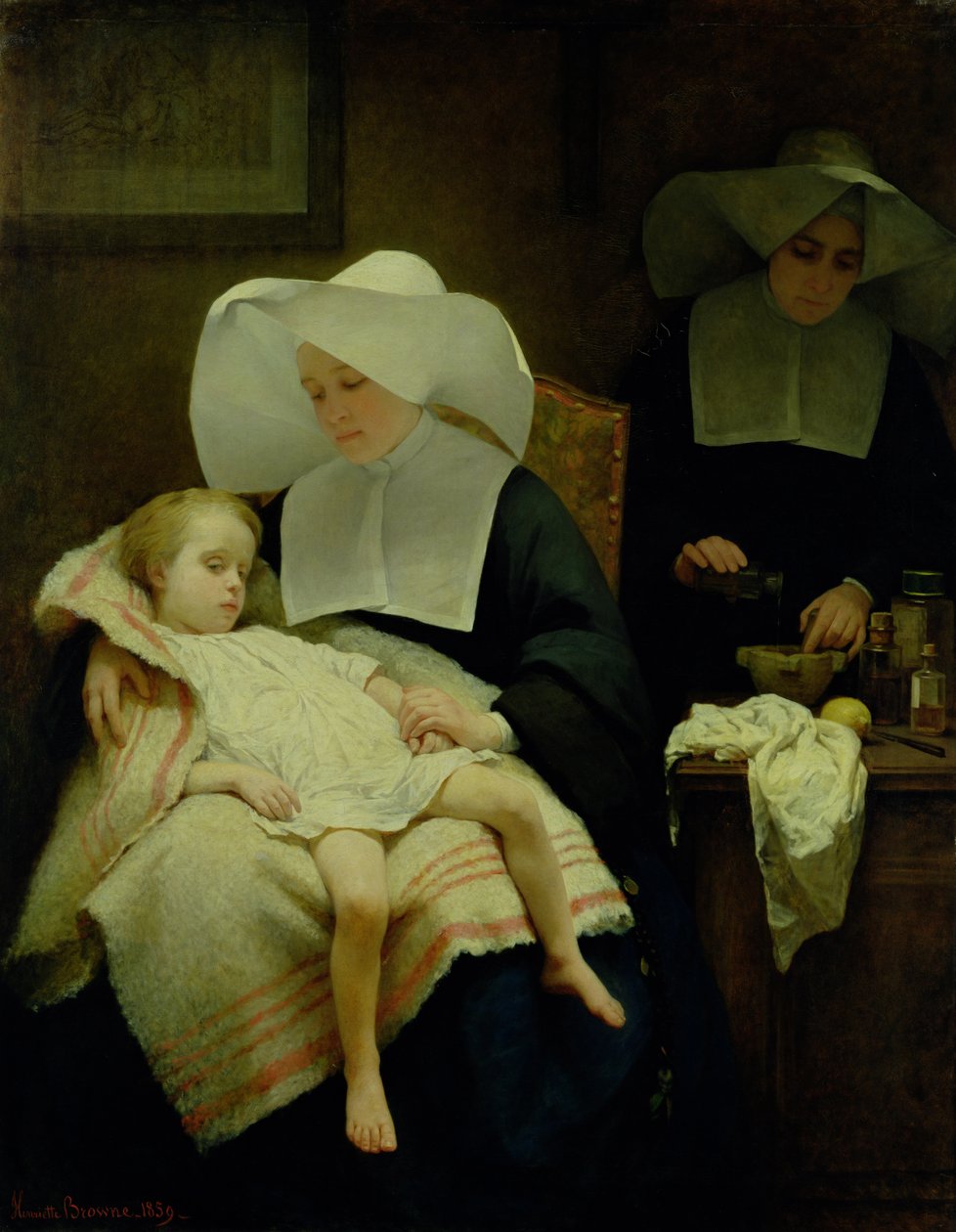The Sisters of Mercy, 1859 by Henriette Browne