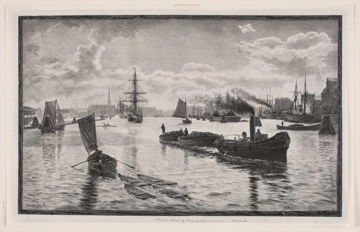 Copenhagen Harbor by Henrik Bornemann