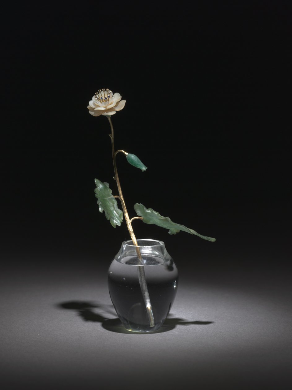 White Flower, Firm of Peter Carl Fabergé by Henrik Wigstrom