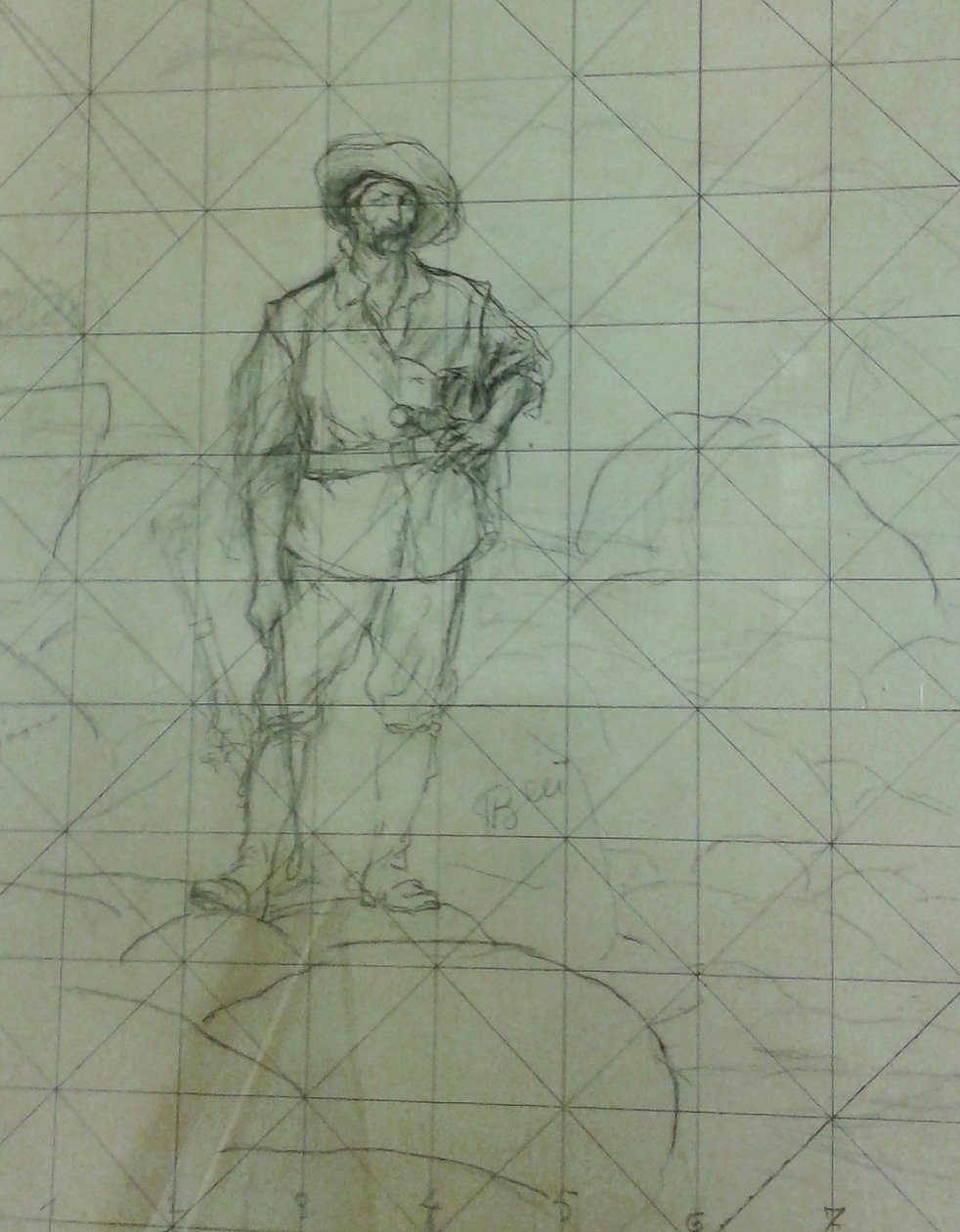Untitled [Study for Bandeirante or The Trailblazer], from the Series Studies for the Bandeirantes by Henrique Bernardelli