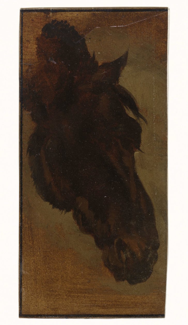 Horse Head by Henriëtte Ronner