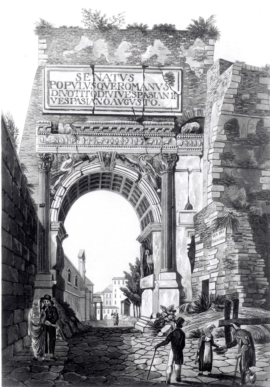 The Arch of Titus, from 