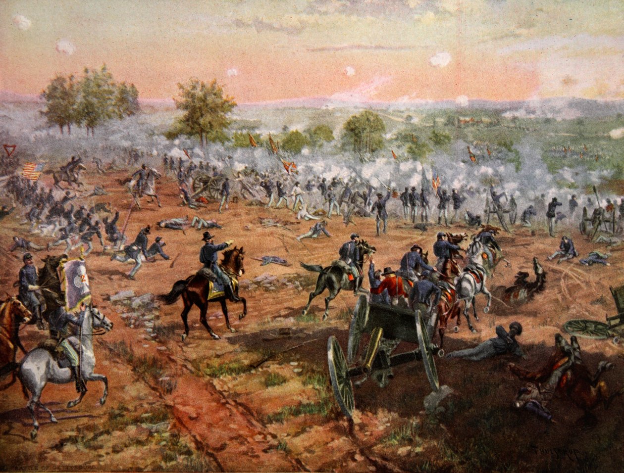 The Battle of Gettysburg, July 1st-3rd 1863 by Henry Alexander Ogden