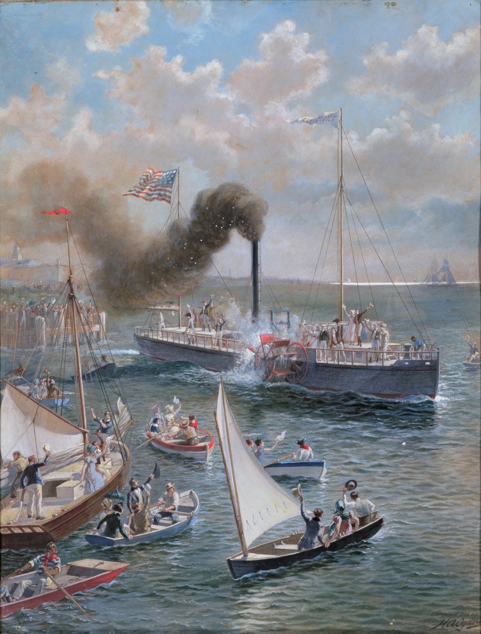 The Clermont, 1909 by Henry Alexander Ogden