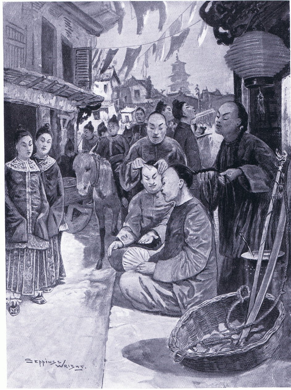 Introduction of the Pig-Tail by Henry Charles Seppings Wright