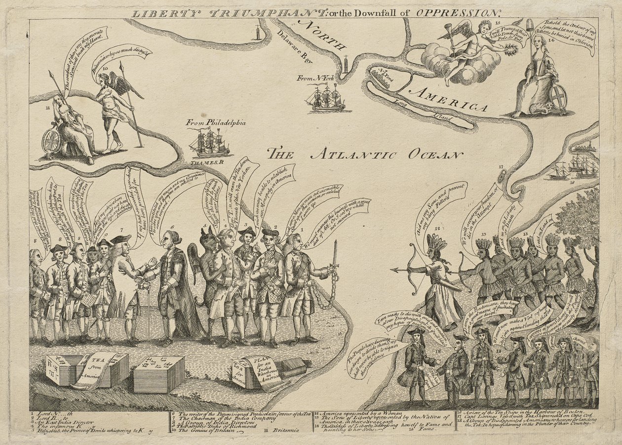 Liberty Triumphant (or The Downfall of Oppression) by Henry Dawkins