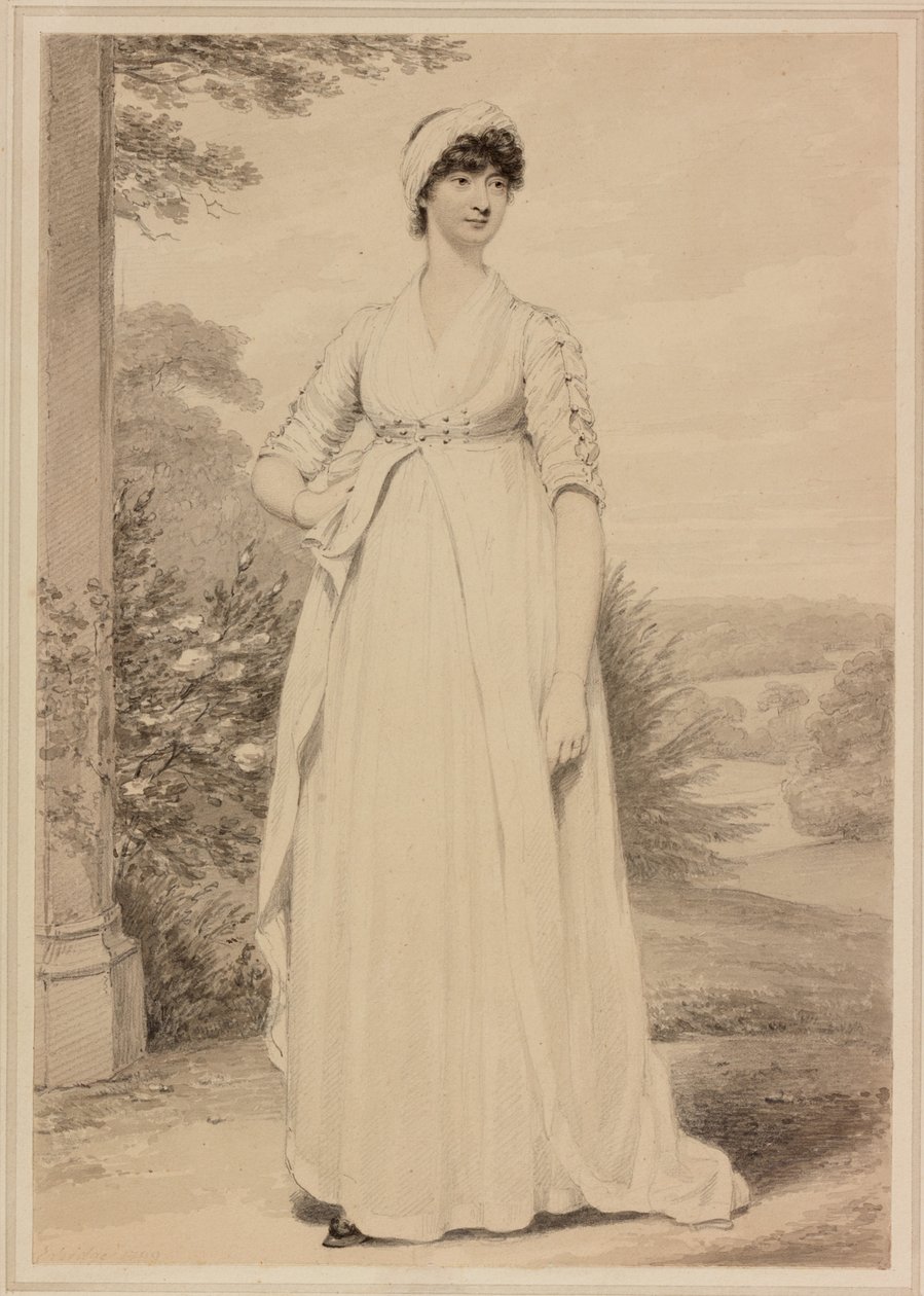 Portrait of a Lady by Henry Edridge
