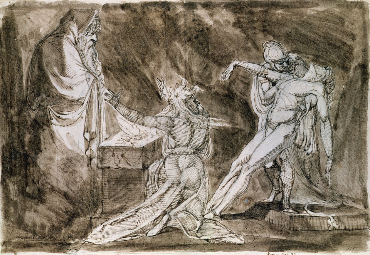 Study for Saul and the Witch of Endor by Johann Heinrich Füssli