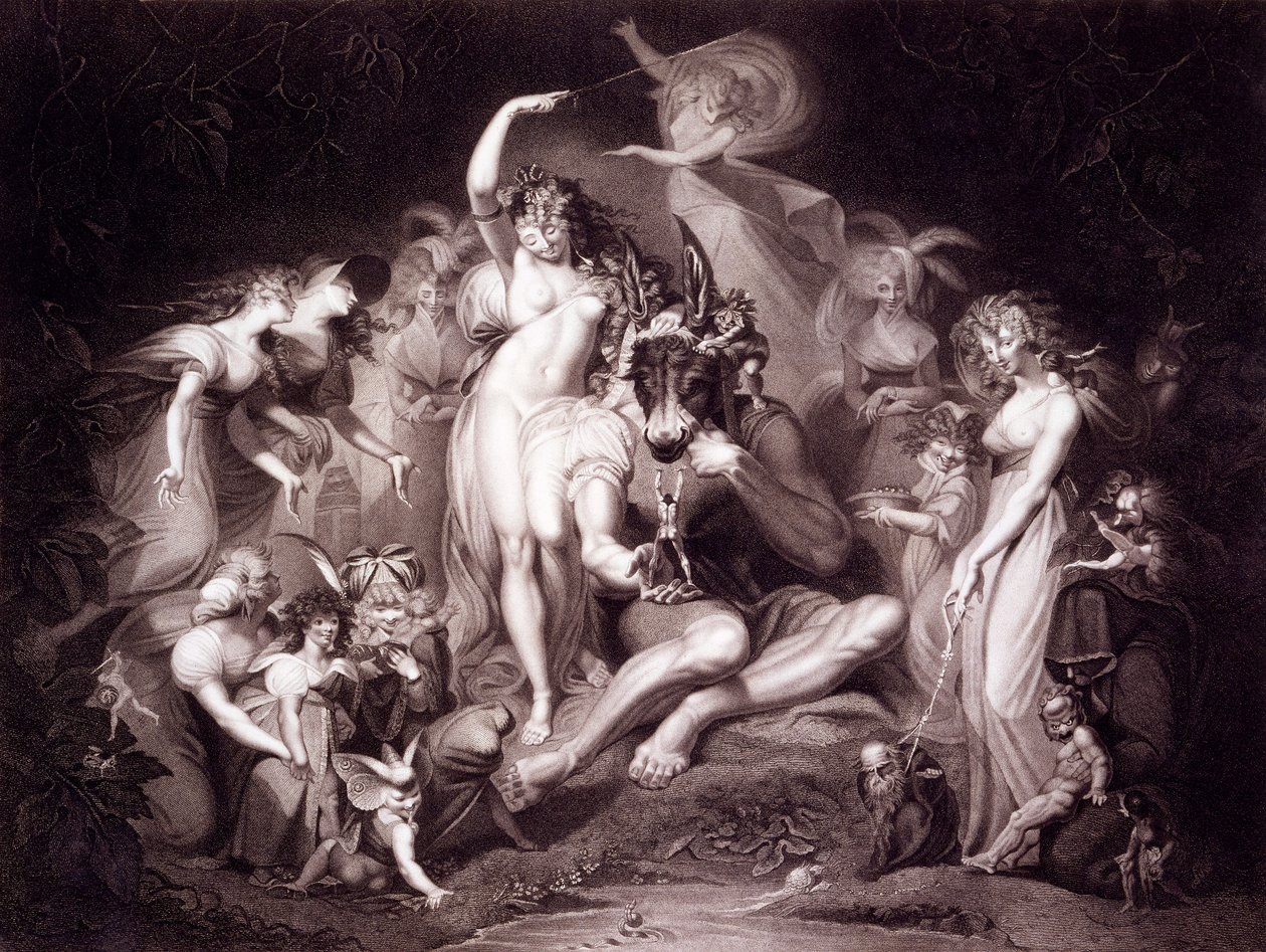 Titania, Bottom and the Fairies, Act 4, Scene 1 of A Midsummer Night