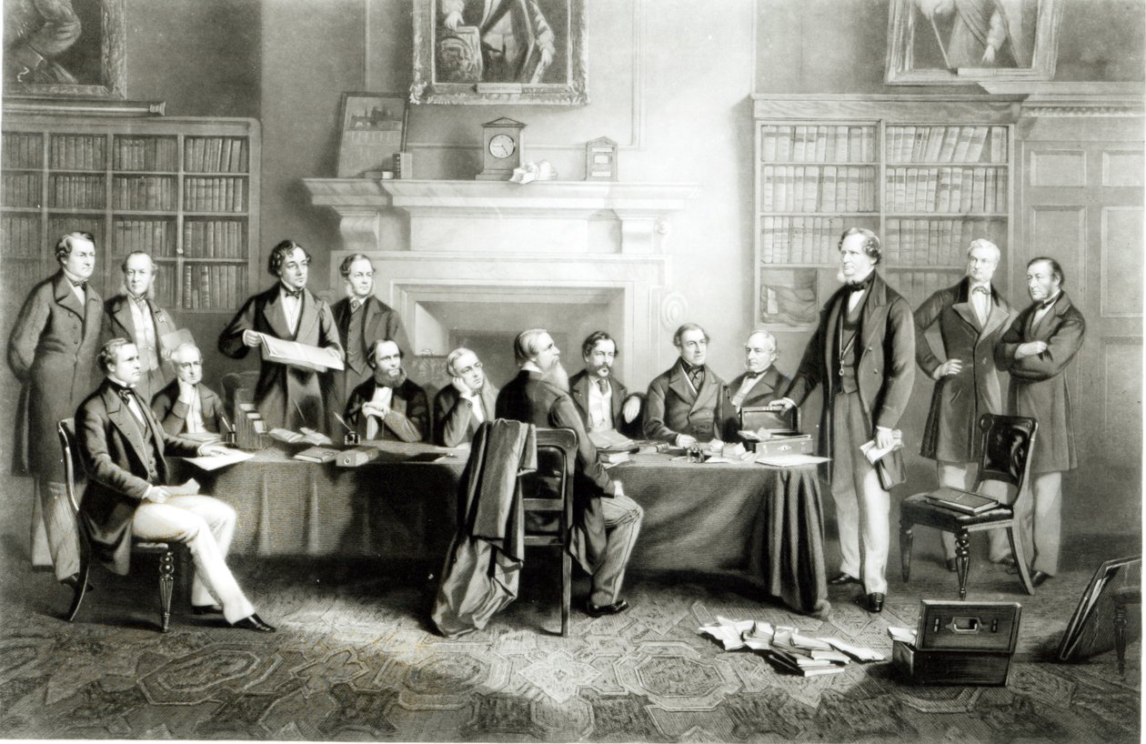 The Cabinet of Lord Derby of 1867 by Henry Gales