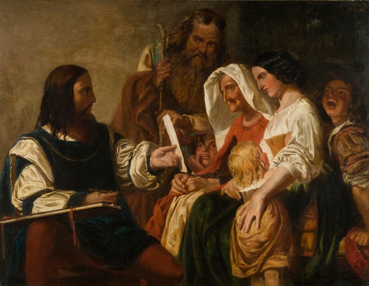 Leonardo and his Models, 1846 by Henry James Townsend