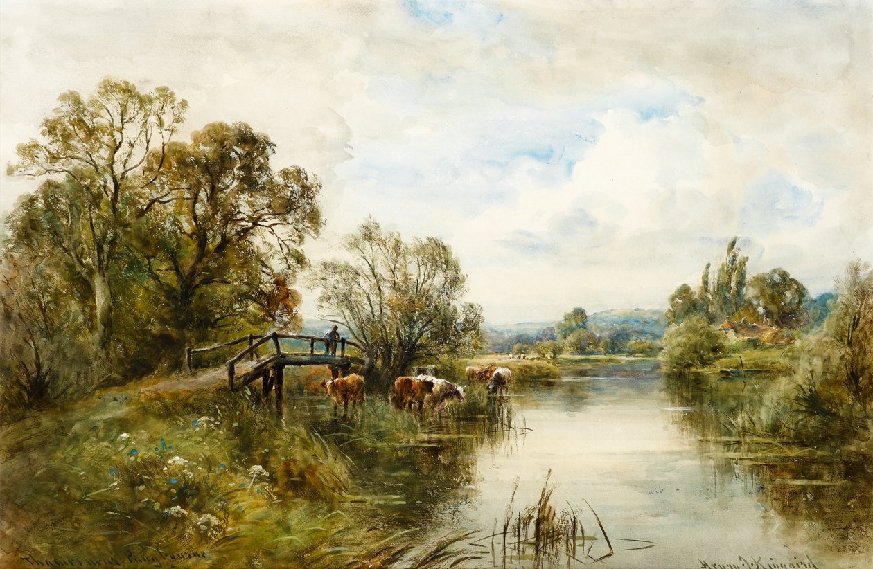 On the Thames at Pangbourne by Henry John Kinnaird