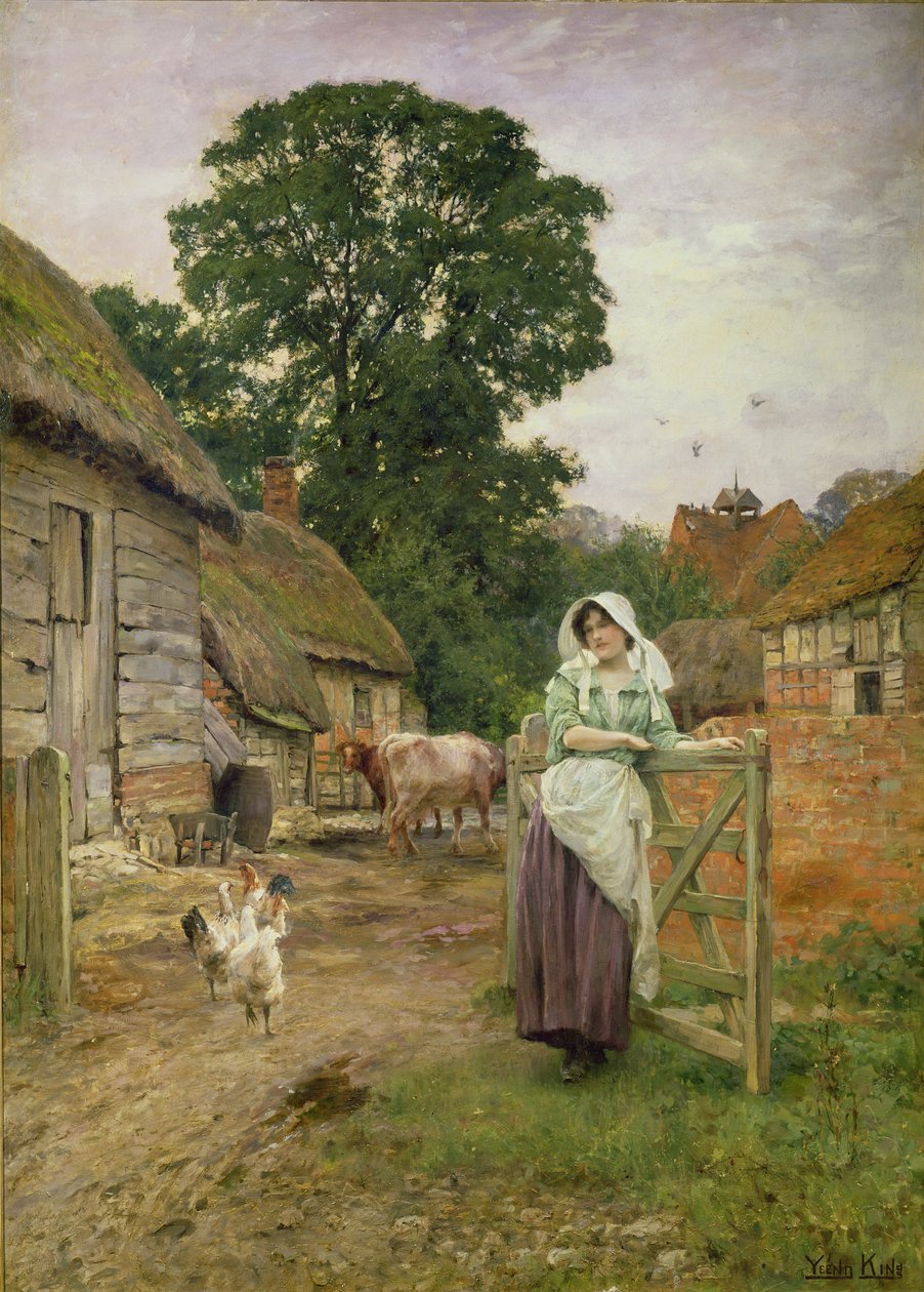 The Milkmaid by Henry John Yeend King