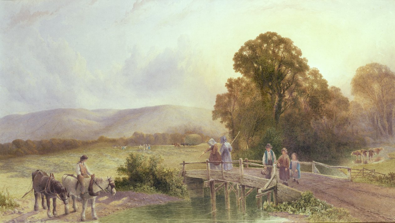 The Downs at Midhurst by Henry Maplestone: Fine art print