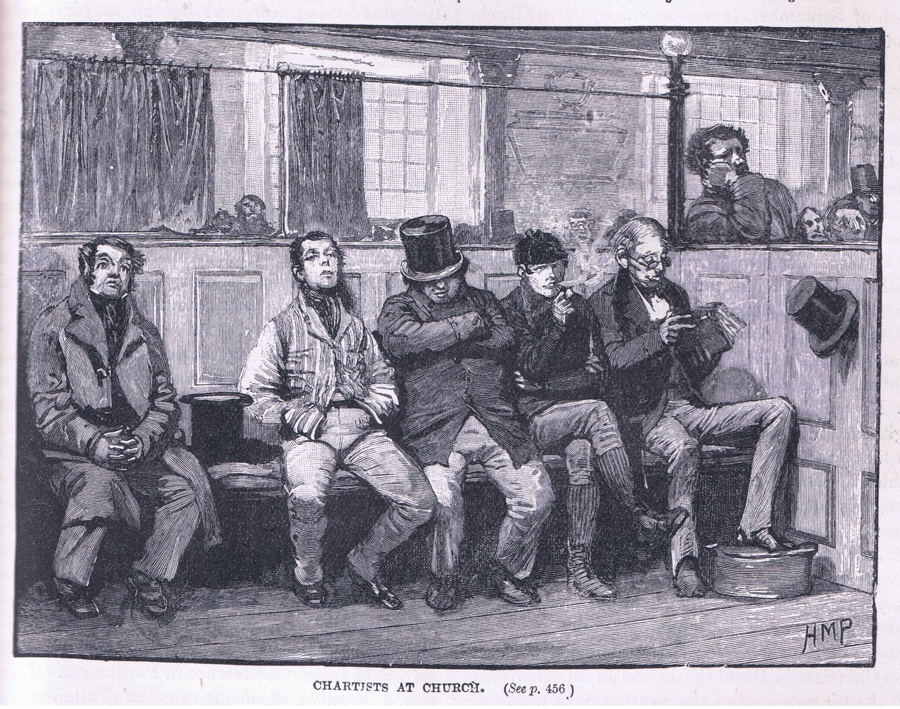 Chartists at Church AD 1839 by Henry Marriott Paget