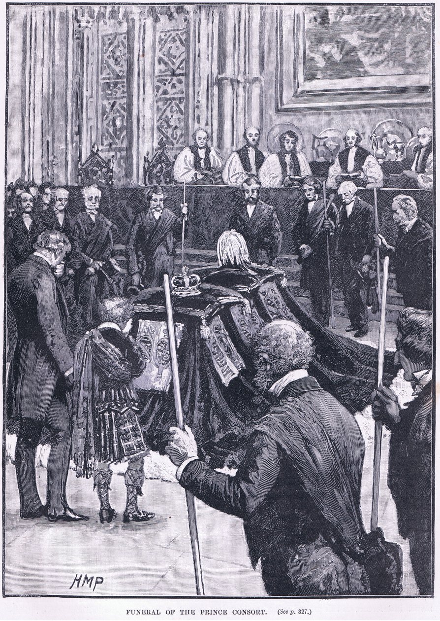 Funeral of the Prince Consort by Henry Marriott Paget