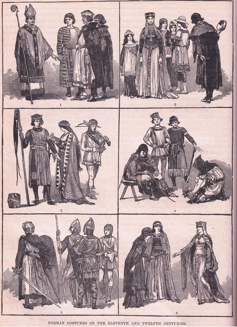 Norman costumes of eleventh and twelfth centuries by Henry Marriott Paget