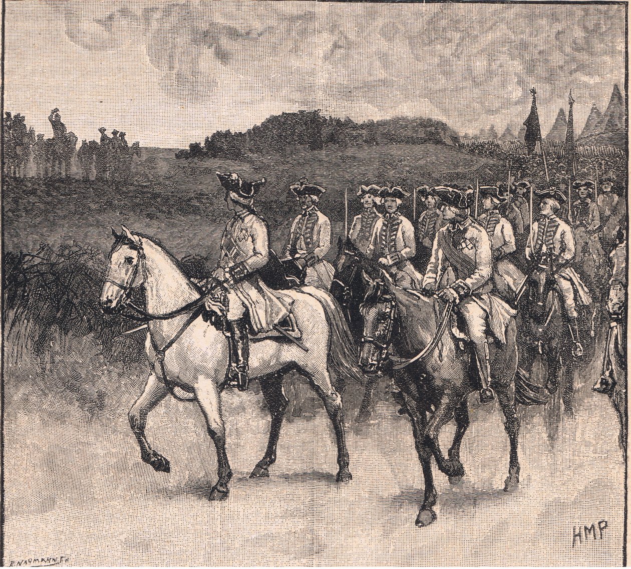 Surrender of Burgoyne at Saratoga AD 1777 by Henry Marriott Paget