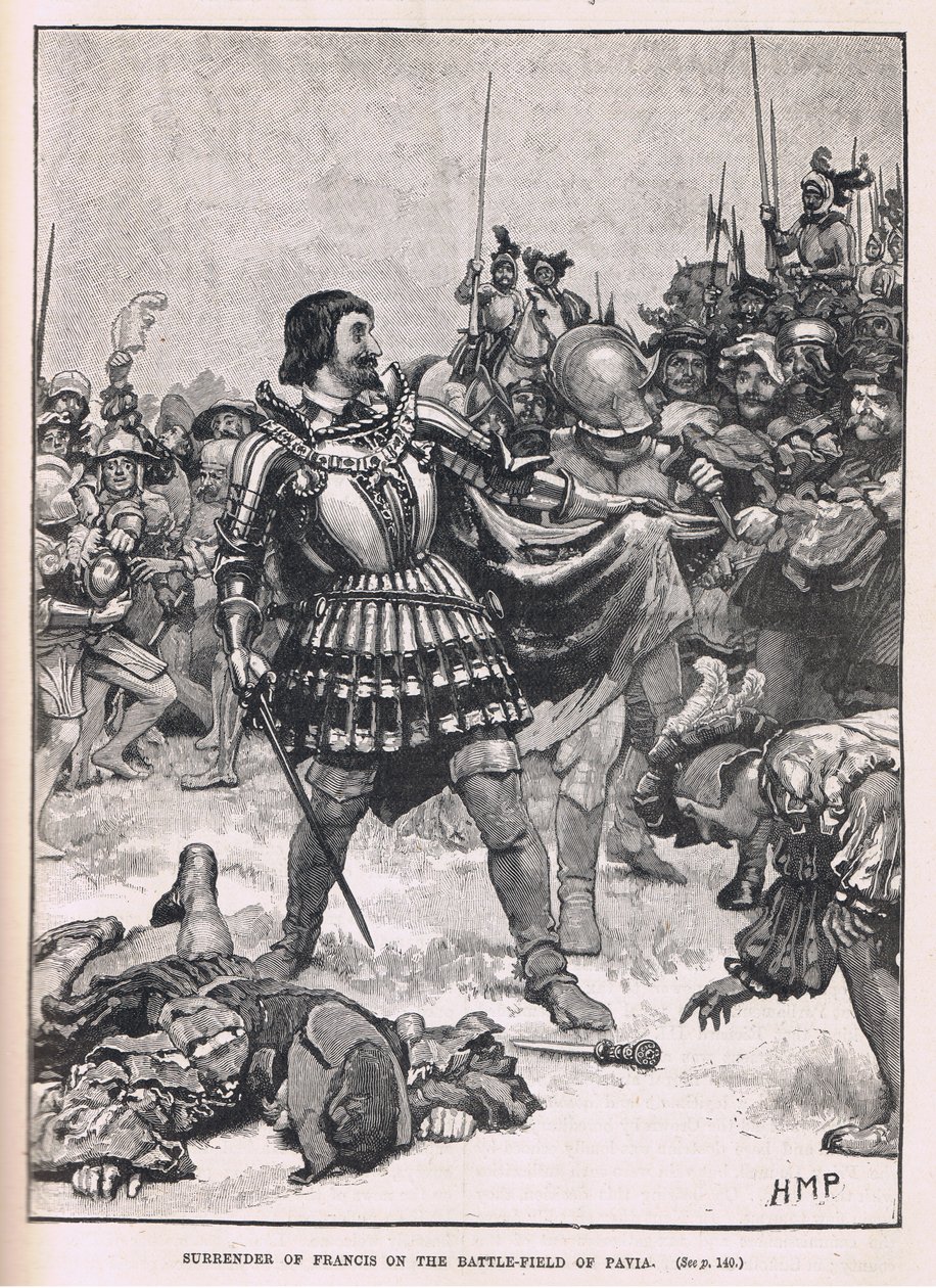 Surrender of Francis on the Battlefield at Pavia 1525 by Henry Marriott Paget