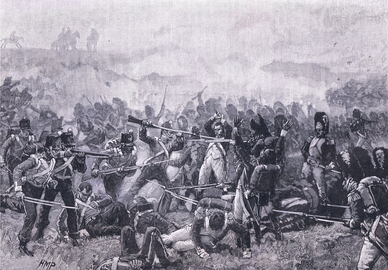 The Battle of Waterloo AD 1815 by Henry Marriott Paget