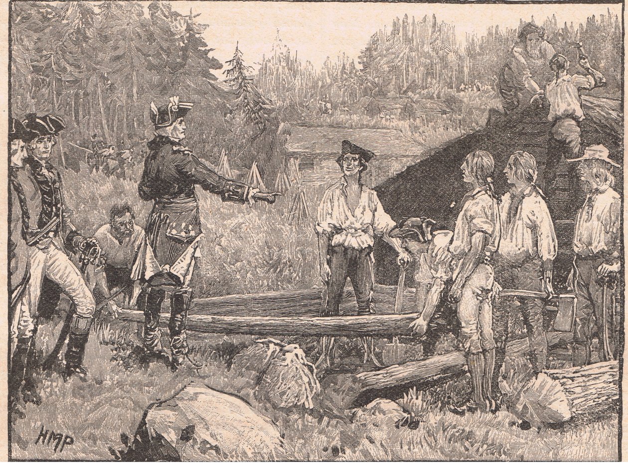 Washington and his men at the Valley Forge AD 1777 by Henry Marriott Paget