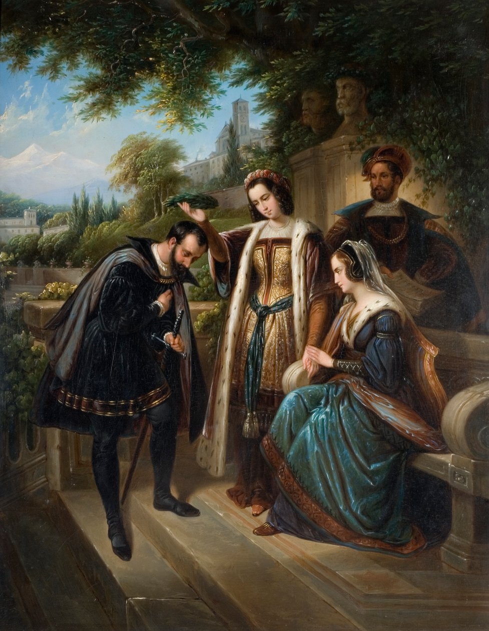 Queen Isabella and Columbus by Henry Nelson O