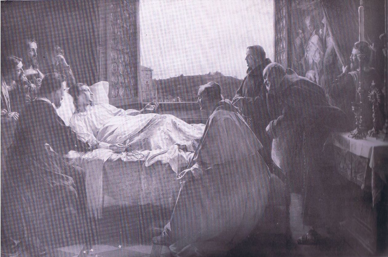 The last moments of Raphael, Bibbys Annual, 1916-1917 by Henry Nelson after ONeil