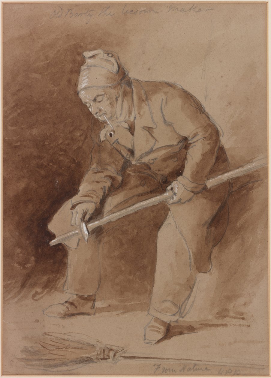 Old Barty the Besom Maker by Henry Perlee Parker