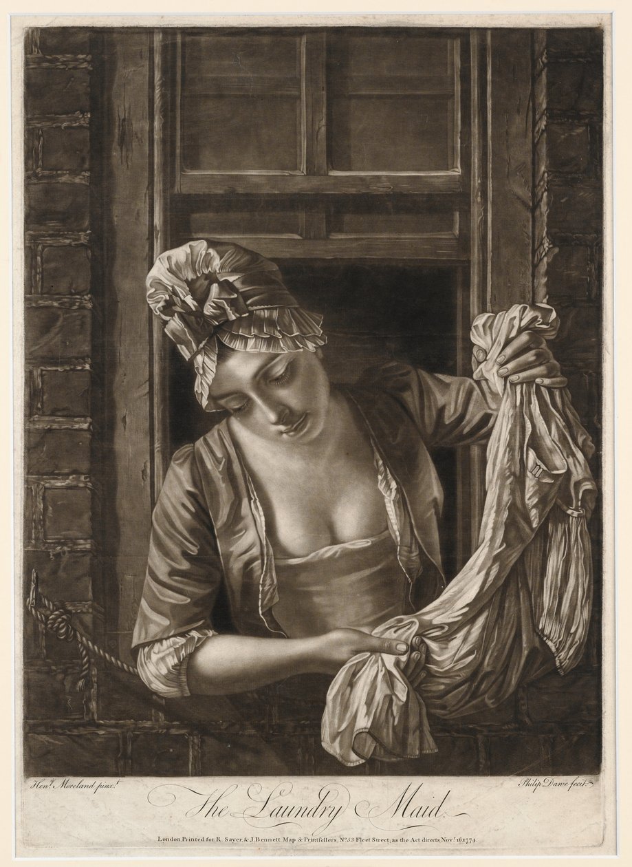 The Laundry Maid by Henry Robert Morland
