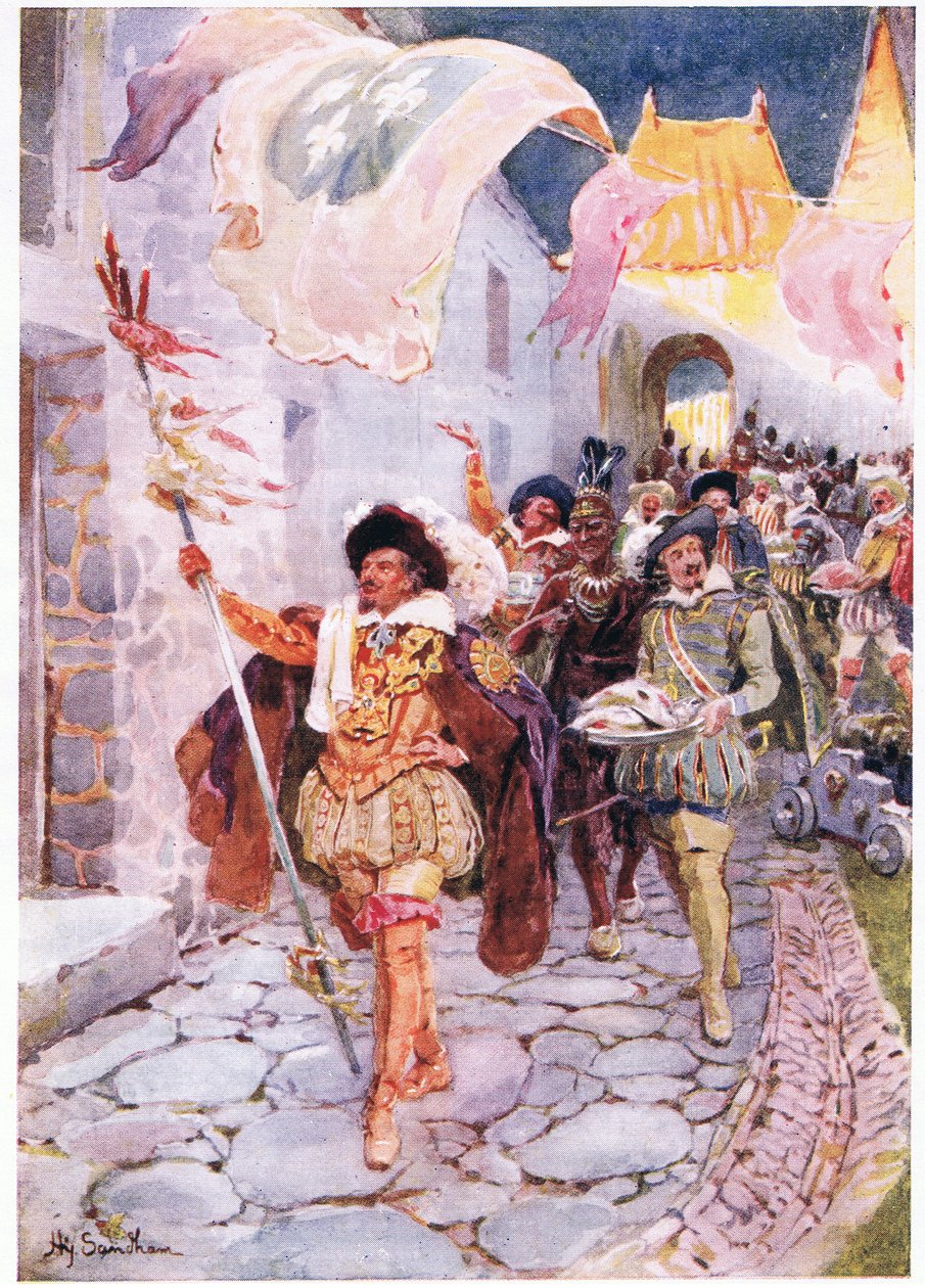 The Order of a Good Time 1606 by Henry Sandham