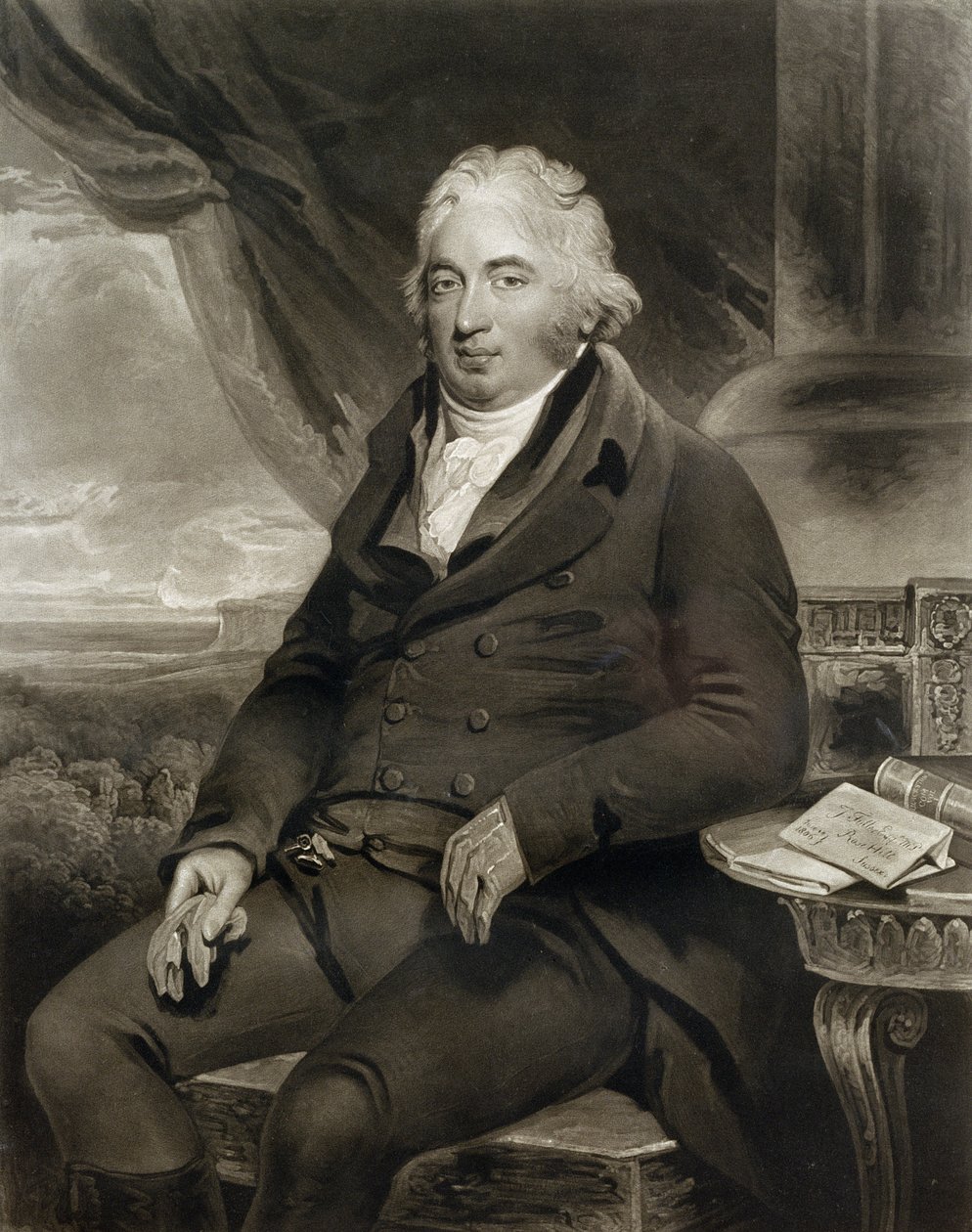 J. Fuller Esq, M.P., Engraved by C. Turner, 1808 by Henry Singleton