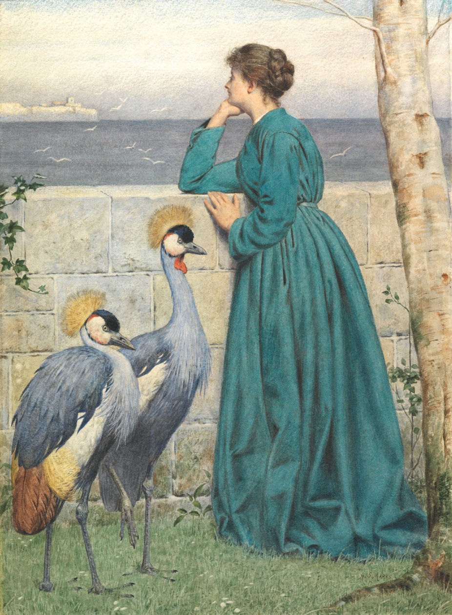 Waiting and Watching by Henry Stacey Marks