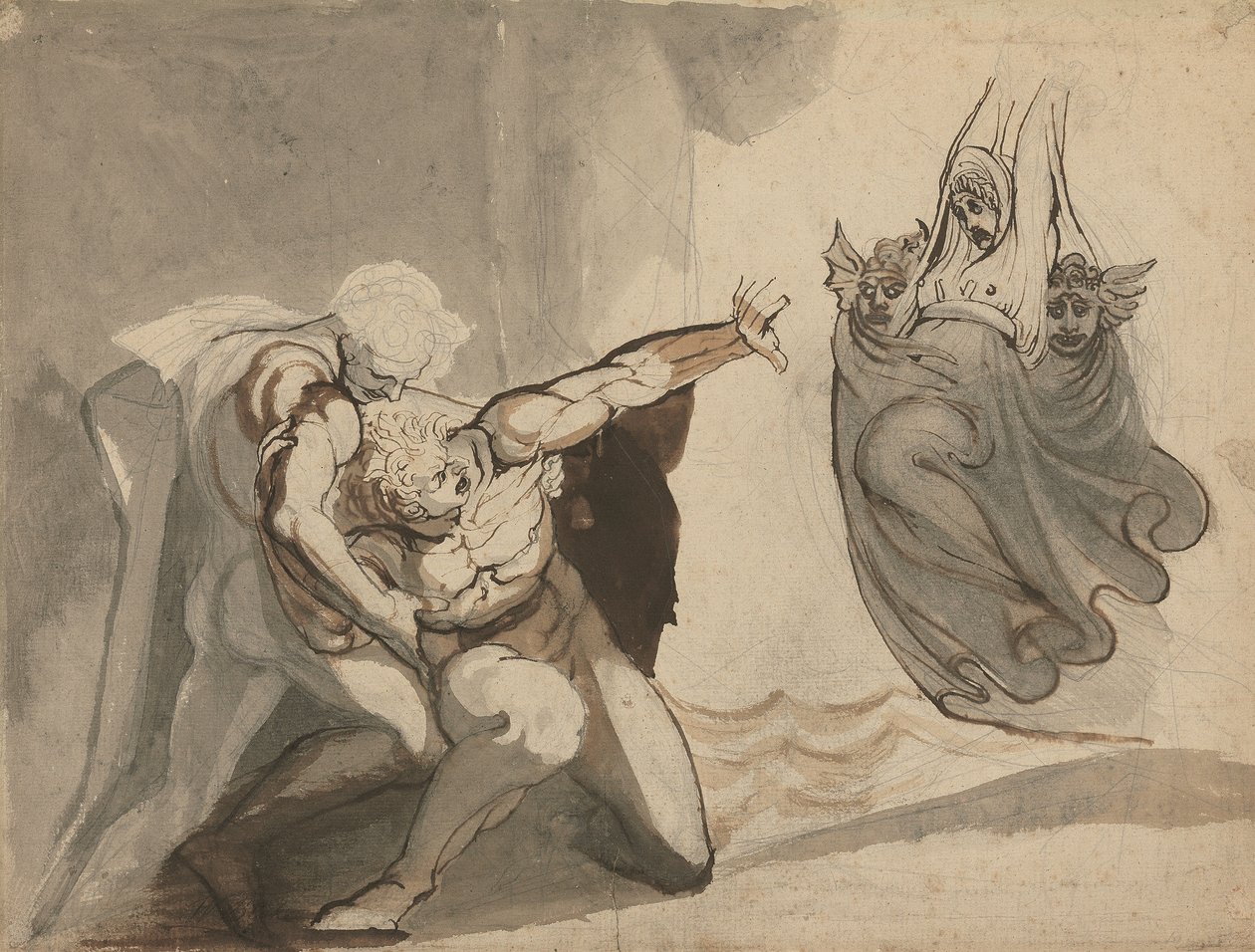 The Vision of Orestes by Henry (1741 1825) Fuseli