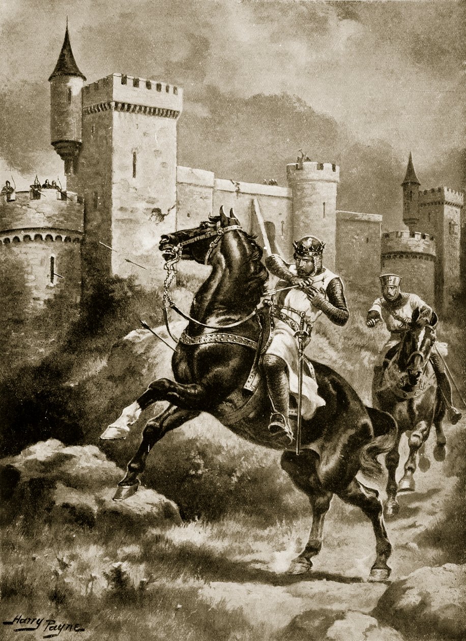 The Siege of Chaluz, Illustration from 