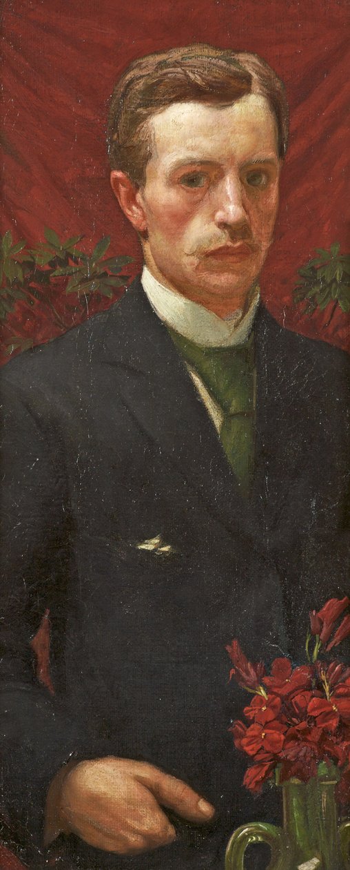 Self Portrait by Henry A. 1868 1940 Payne