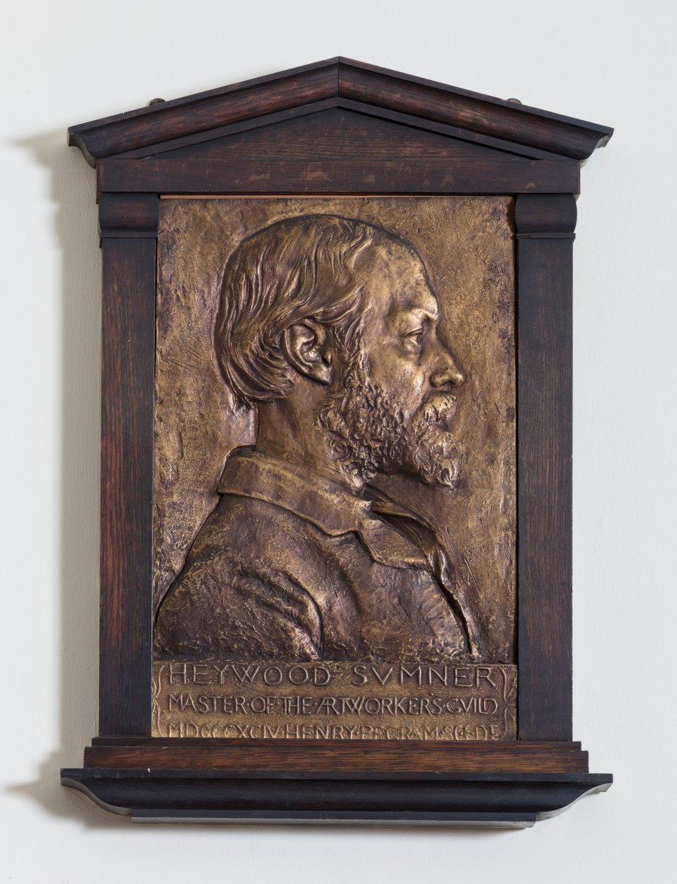 Plaque Featuring Heywood Sumner, Designer by Henry Alfred Pegram