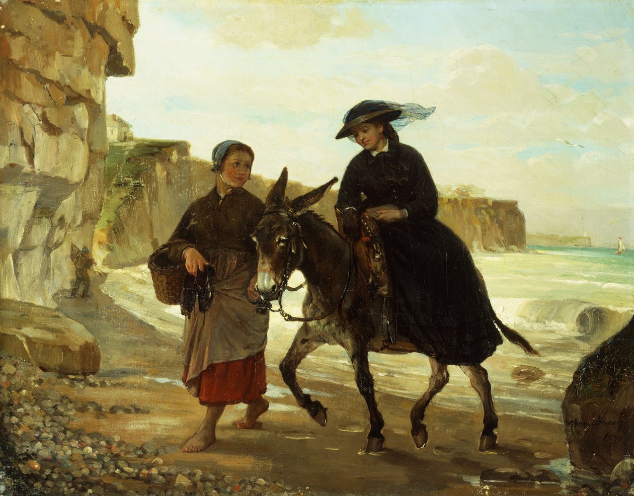 The Tourist and the Fisherwoman by Henry Bacon