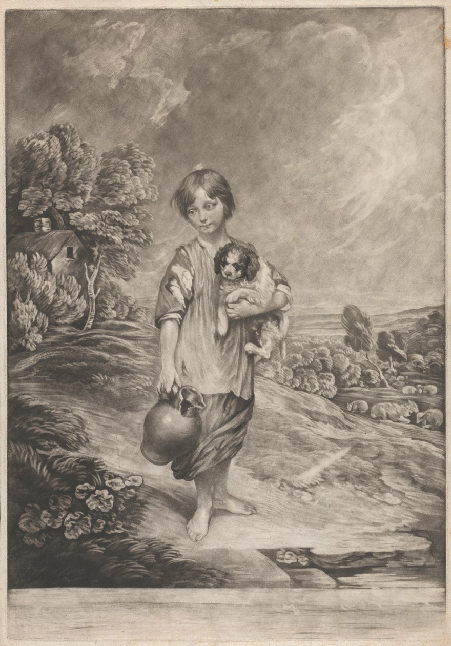 Cottage Girl by Henry Birche